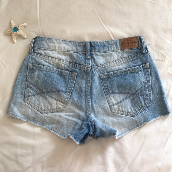 🏷️BUY 4 GET 1 FREE🏷️ Aeropostale High Rise Shorts - Picture 6 of 8